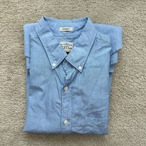 J. Crew Classic Blue Men's Shirt - M